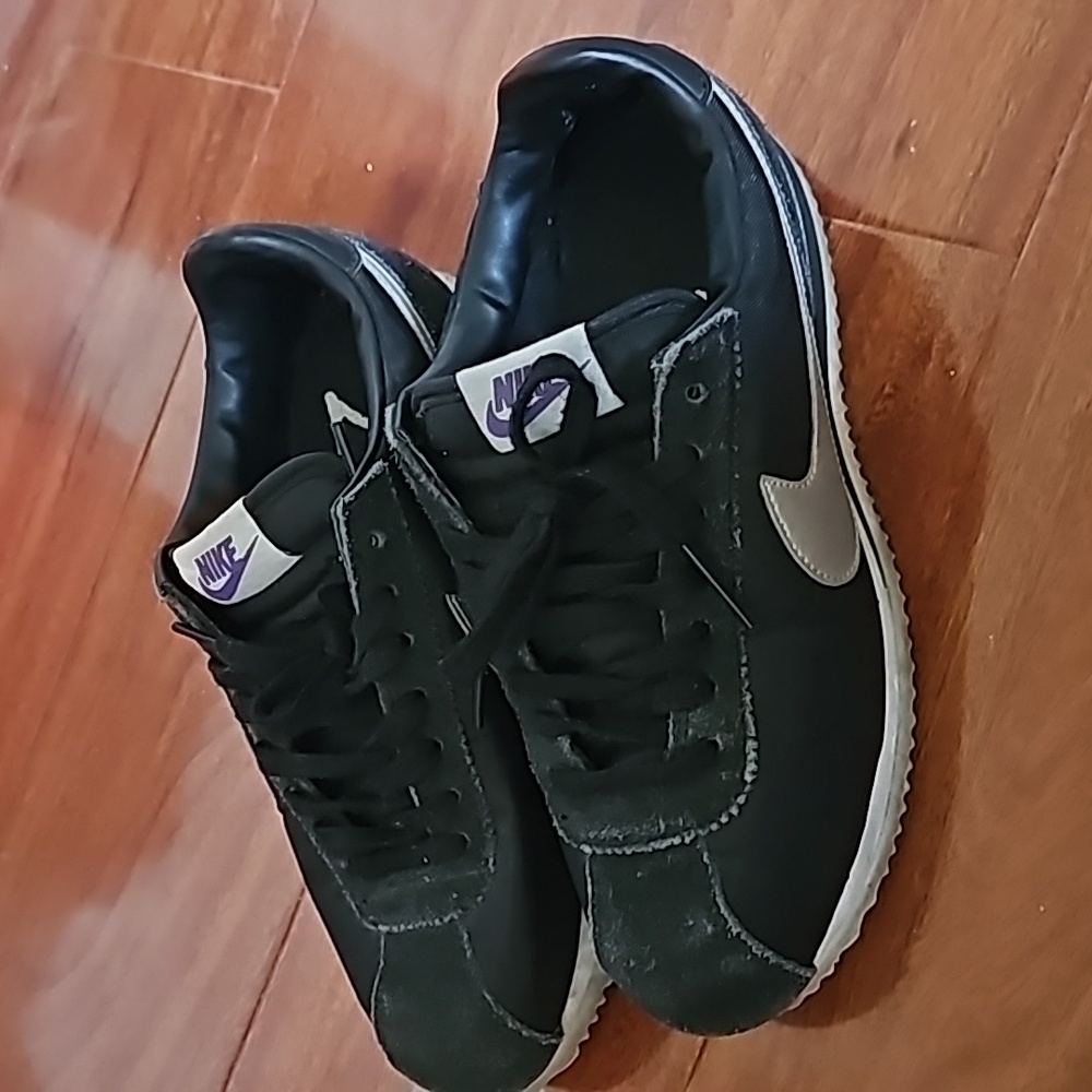 Nike Cortez Los Angeles 2018 Black- Purple men size 5